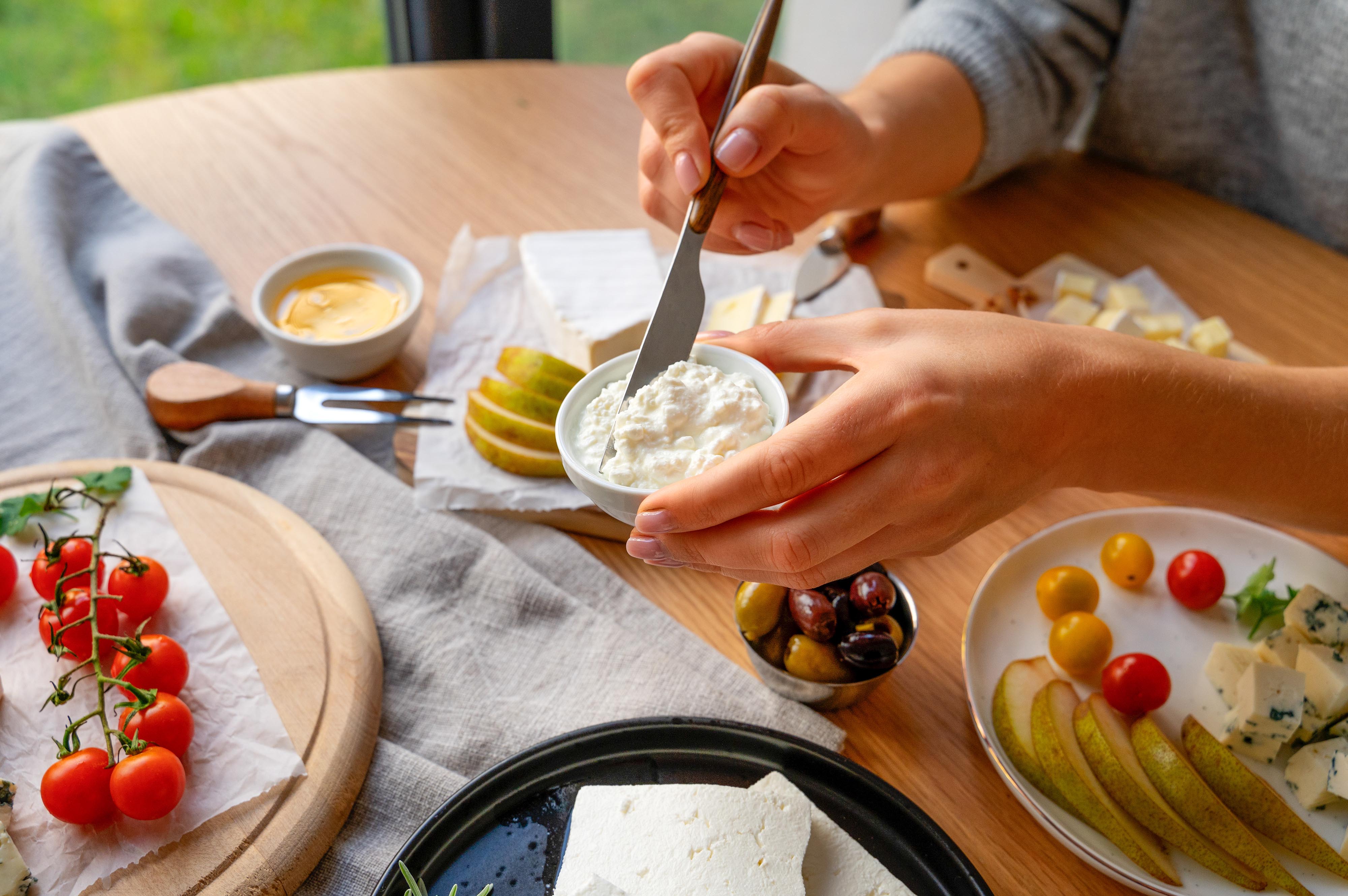 ขั้นตอนการจัด Cheese board