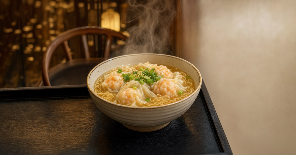 ร้านก๋วยเตี๋ยวเส้นสไตล์จีนและฮ่องกง