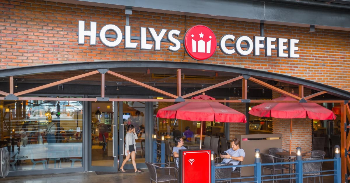 Hollys Coffee คาเฟ่สำหรับครอบครัว